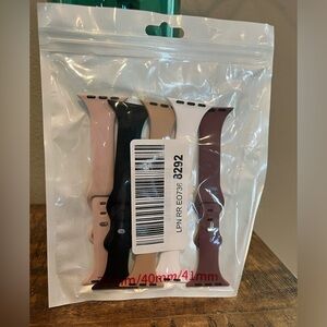 Watch bands compatible with Apple Watch, 5 pack multi color, NEW!